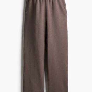 H&M Brown Cozy Lounge Pants with Elastic Waistband